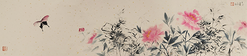 刘一丹作品 《花姿蝶舞》